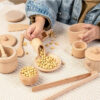 Wood Kitchen Set