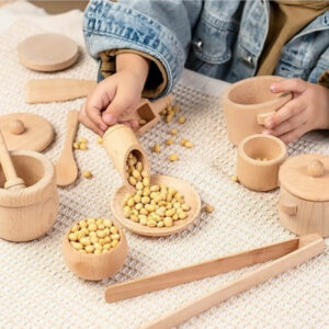 Wood Kitchen Set
