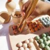 Color Sorting Tray with Jars