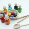 Balls & Cups with Peg Dolls