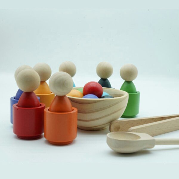 Balls & Cups with Peg Dolls