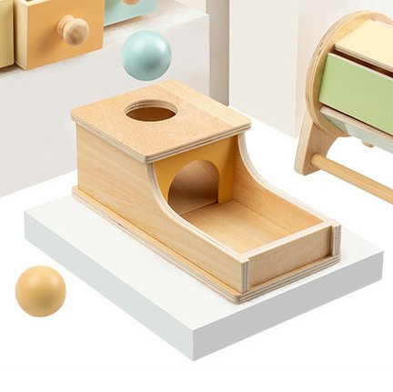 Object Permanence Box with Slide