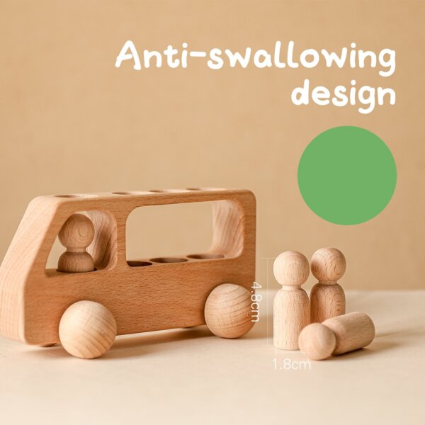 Montessori bus with pegs