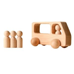 Montessori bus with pegs