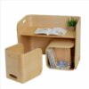 Multipurpose desk with chairs