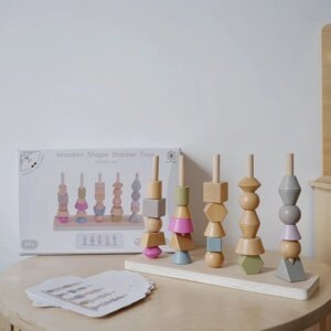 Pastel bead stacker