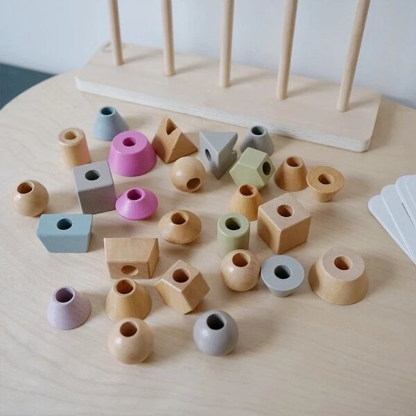 Pastel bead stacker