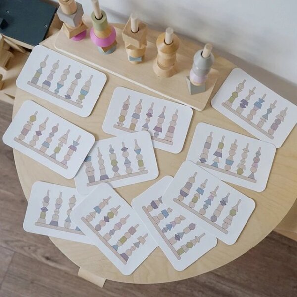 Pastel bead stacker