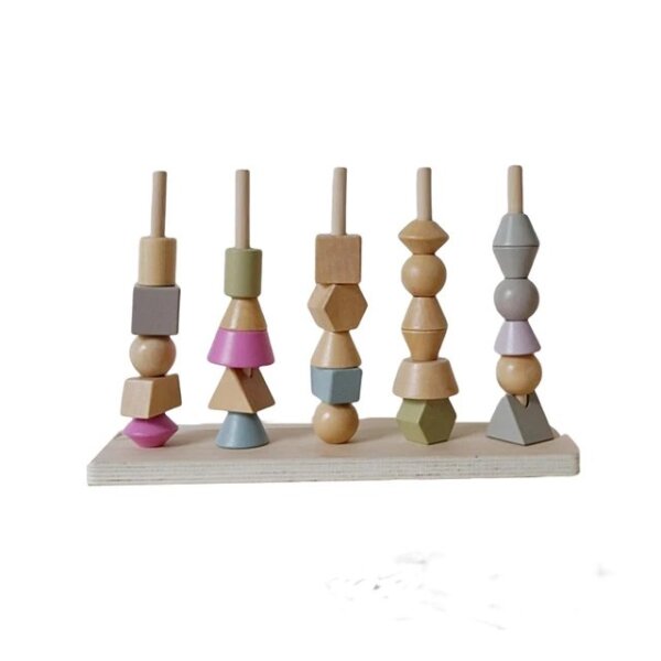 Pastel bead stacker