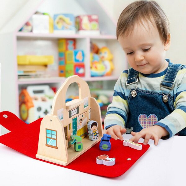 Portable busy house