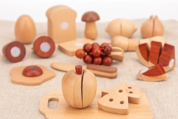 Fruits and vegetable - 30 pcs wooden toy set