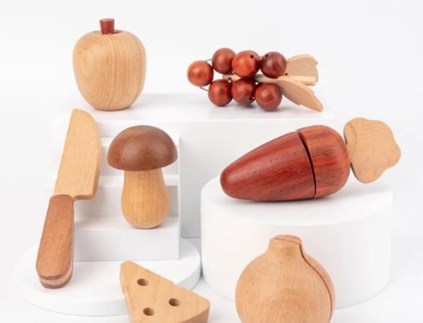 Fruits and vegetable - 30 pcs wooden toy set