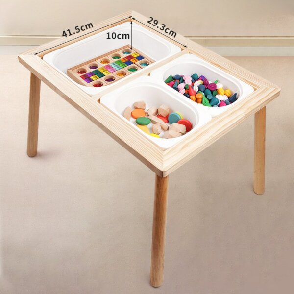Table for study and sensory play
