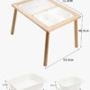 Table for study and sensory play