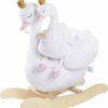 Rocking swan with doll