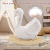 Rocking swan with doll