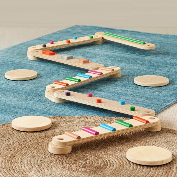 Balance beams and stepping stones