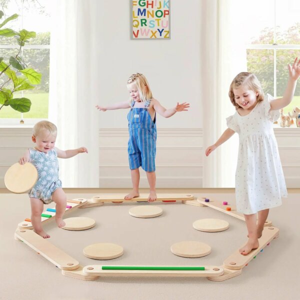 Balance beams and stepping stones