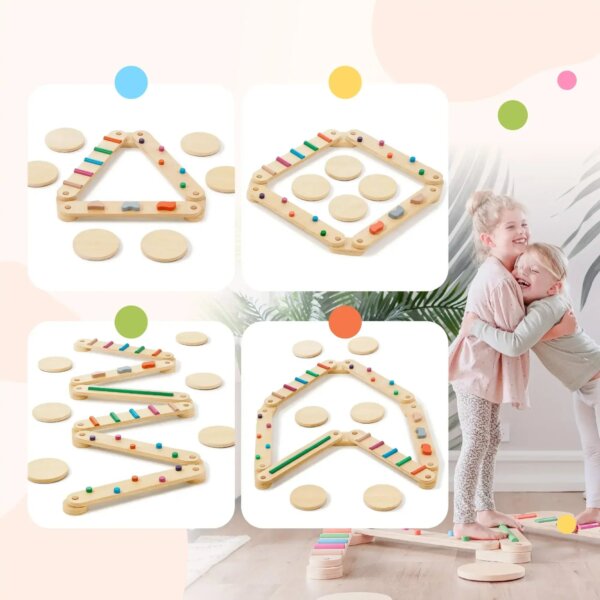 Balance beams and stepping stones