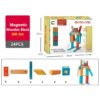 Magnetic wooden blocks