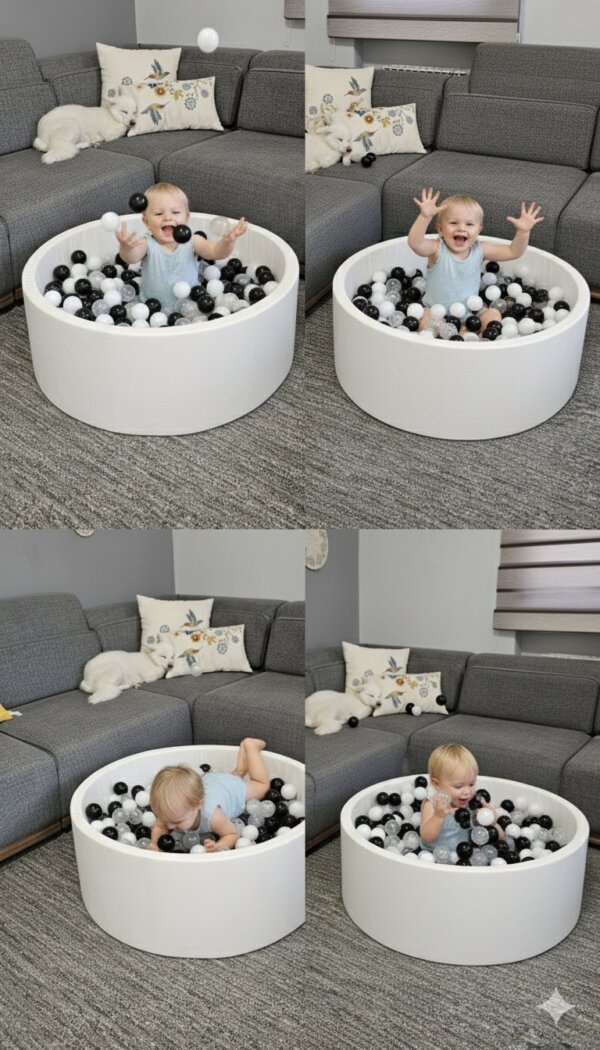 Sponge Ball pit ( include 200 pcs ocean ball )