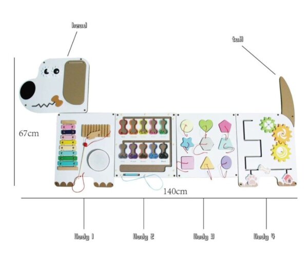 Dog Montessori Busy Board