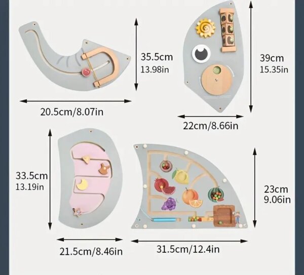 Elephant Montessori Busy Board
