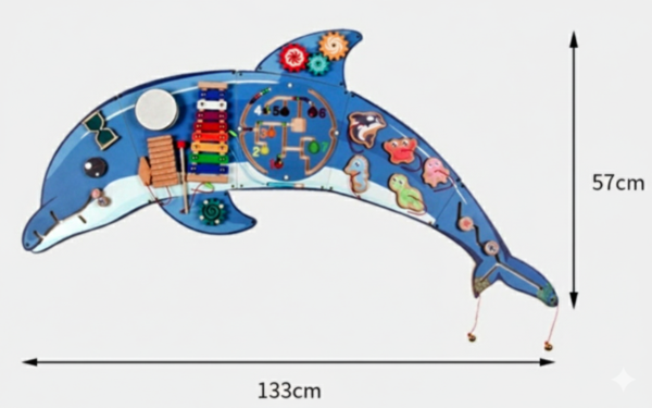 Dolphin Montessori Busy Board