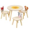 Animal theme table and chairs