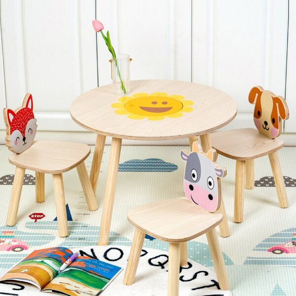 Animal theme table and chairs