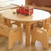 Round Table and 4 Chair Set