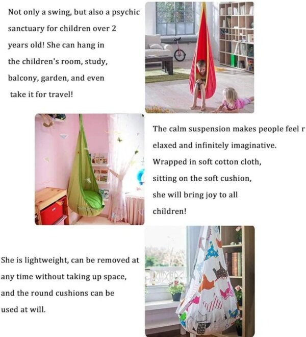 Sensory hanging pod / swing