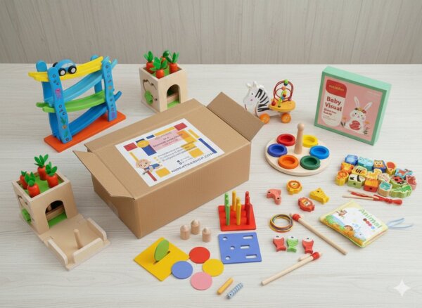 Clever Cub Box – Toddler Toy Kit 13–18 Months | Educational Play Set