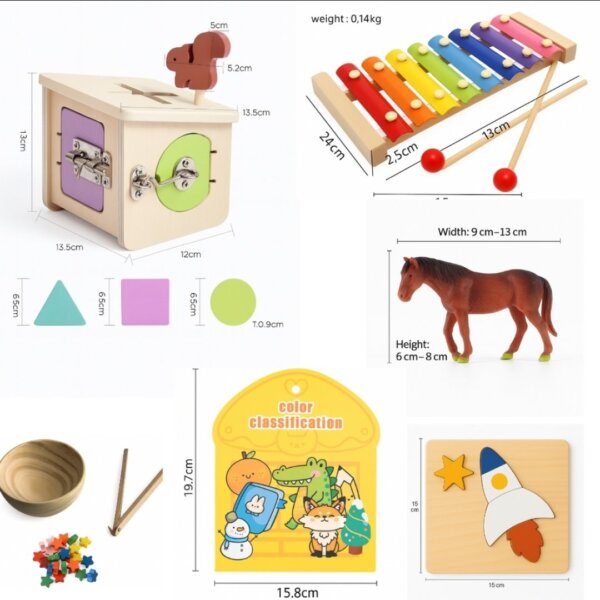 Tinker Tot Box – Toddler Toy Kit 19–24 Months | Montessori Activity Toys