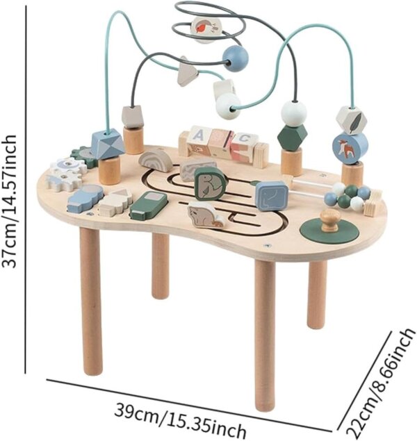 Wooden Activity Table -Toddlers 1Y+
