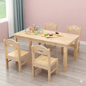 Rectangular Table with 4 chairs