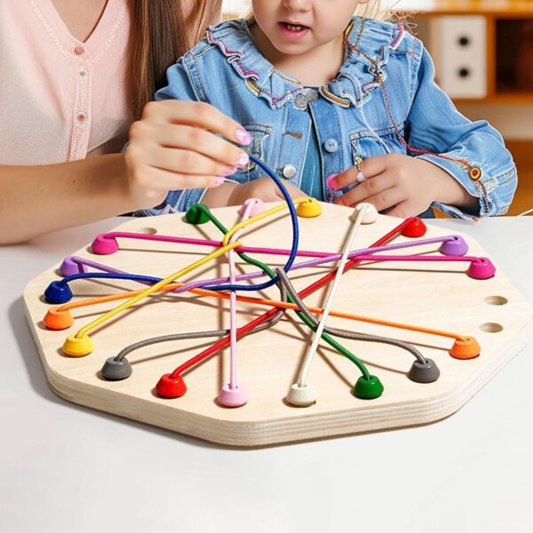 Wooden Rope Challenge Game - Brainy knots