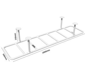 Ceiling steel structure for playroom