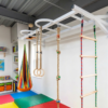 Wall mounted steel structure for playroom
