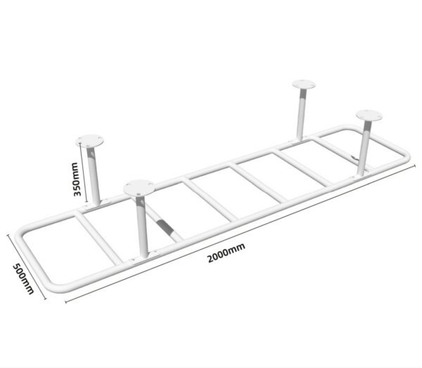 Ceiling steel structure for playroom