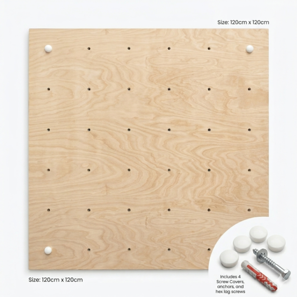 Premium Pre-Drilled Mounting Board (120cm x 120cm)